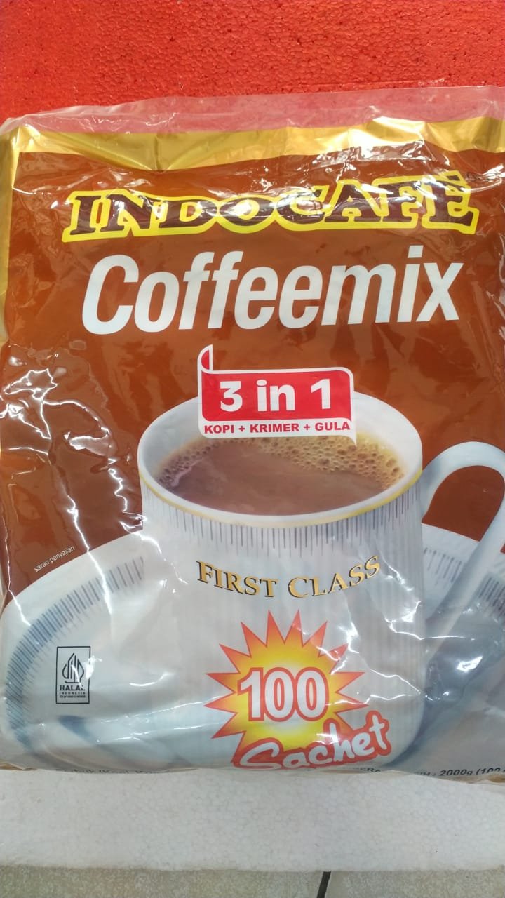 INDOCAFE COFFE MIX 3IN1 PCK