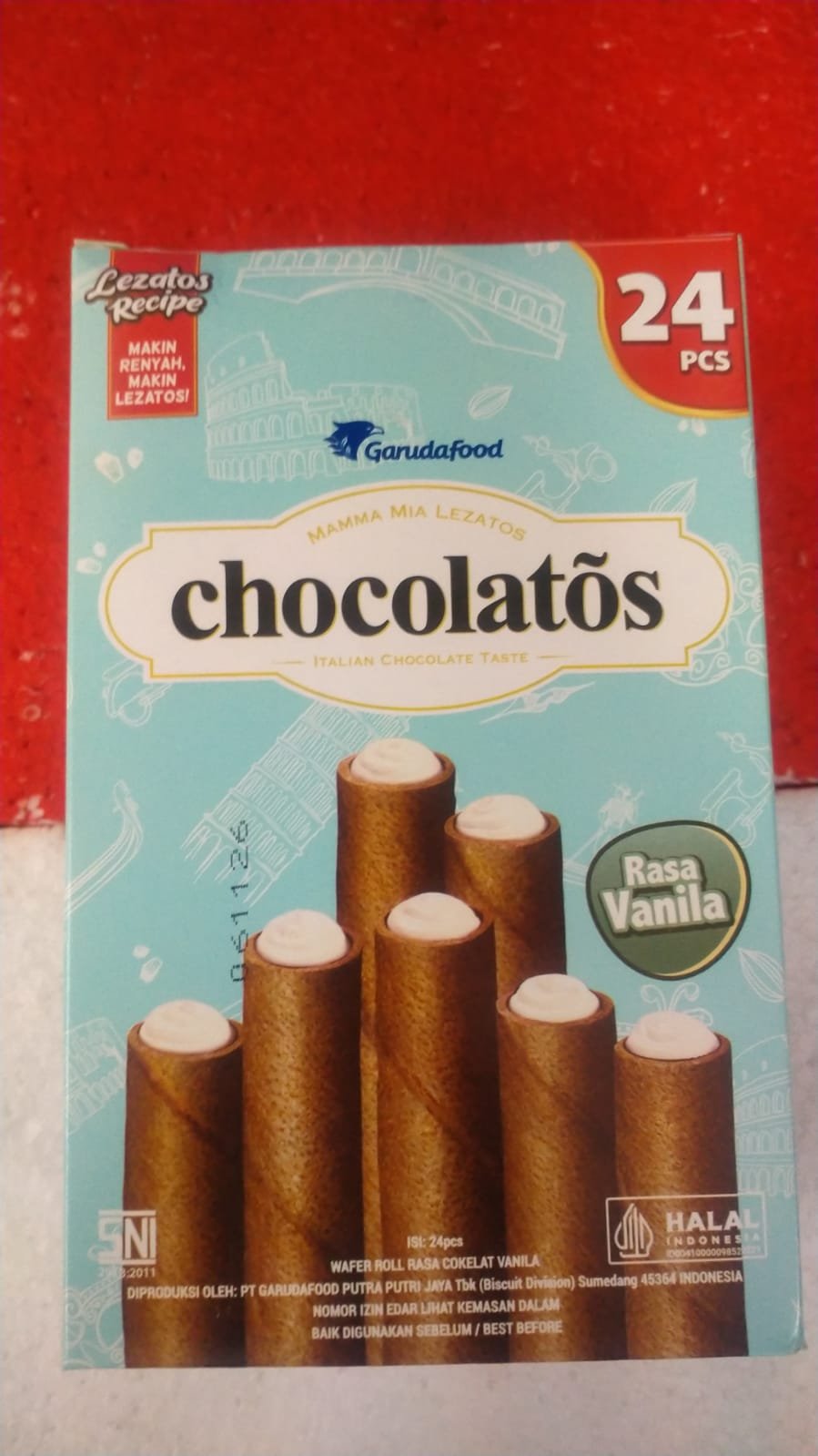 CHOCHOLATOS WAFER STICK VANILLA