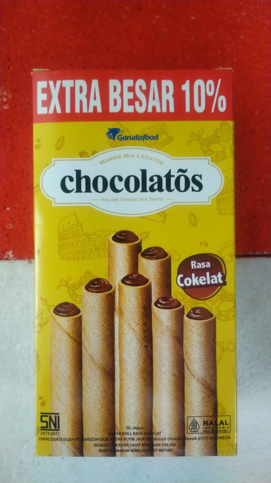 CHOCOLATE WAFER STICK COKLAT