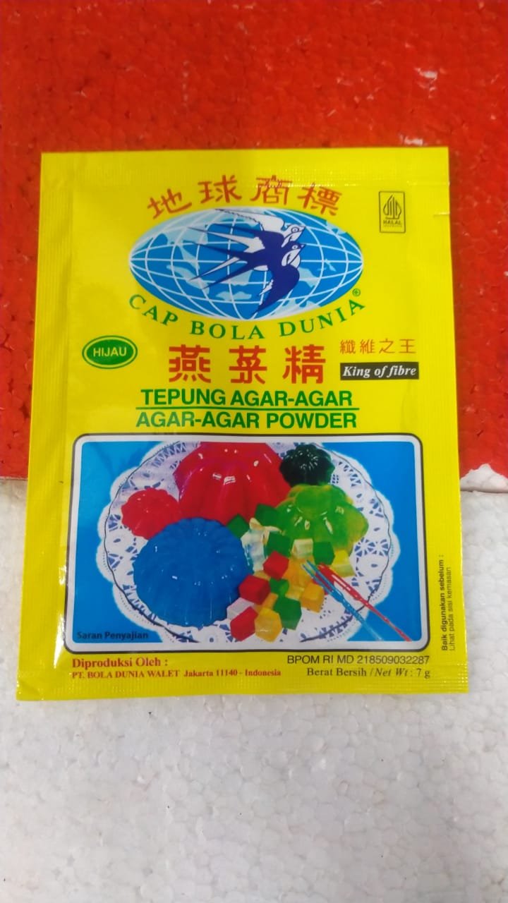 AGAR AGAR BOLA HIJAU