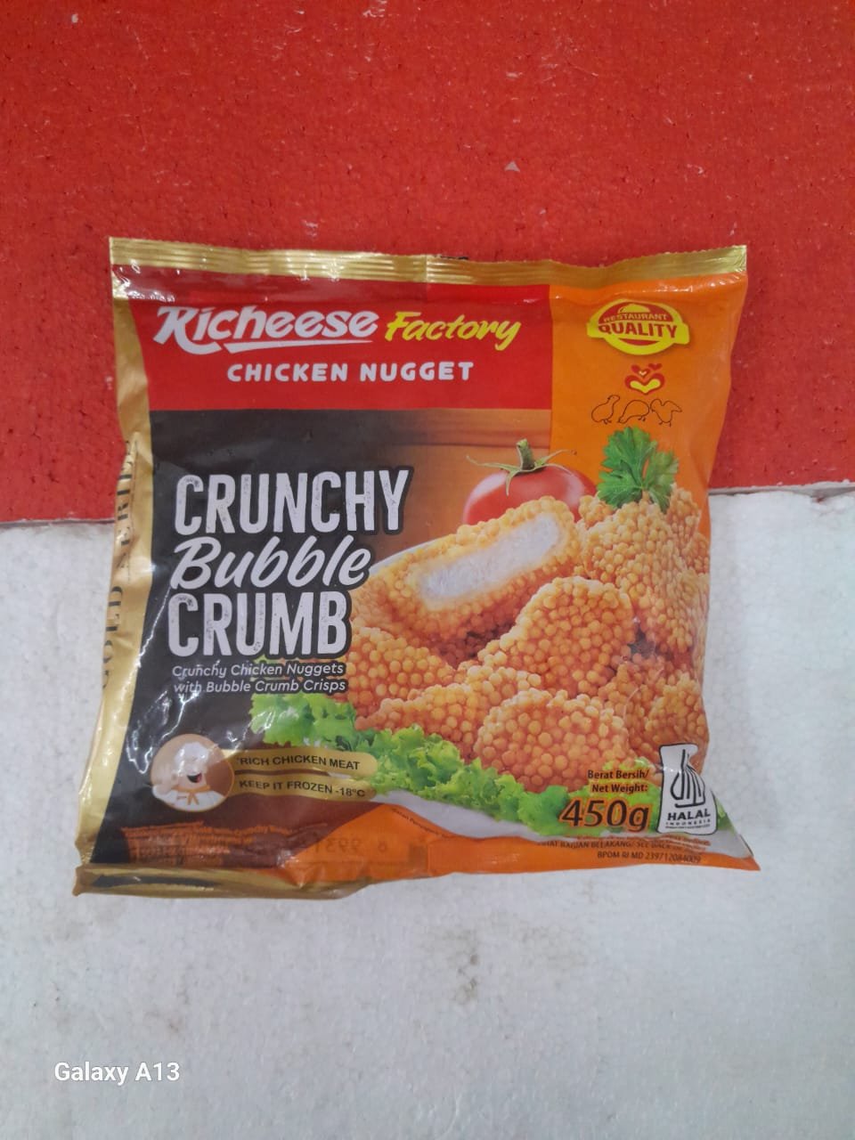 Richeese Chicken Nugget Crunchy Bubble Crumb-450g