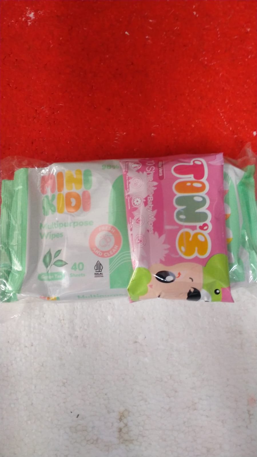 TISU BASAH MINIKIDI GREAN TEA
