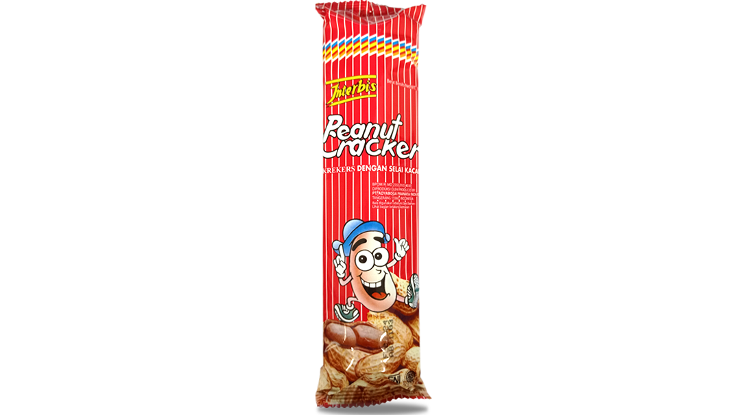 INTERBIS PEANUT CRACKERS ROLL100G
