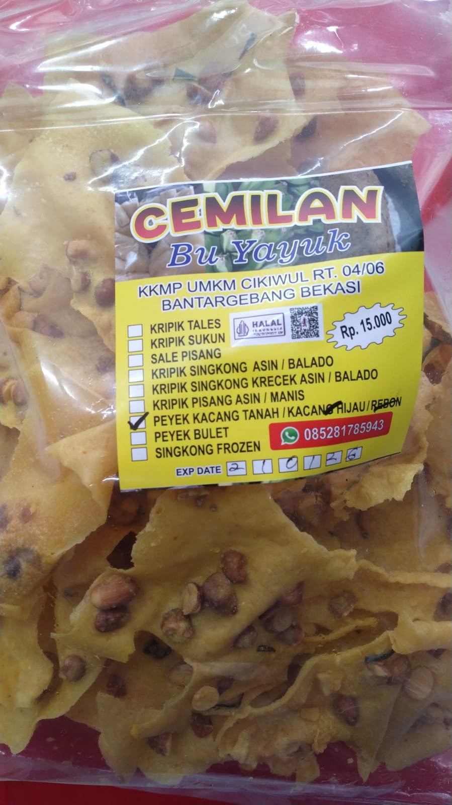 UMKM PEYEK KACANG TANAH BU YAYUK