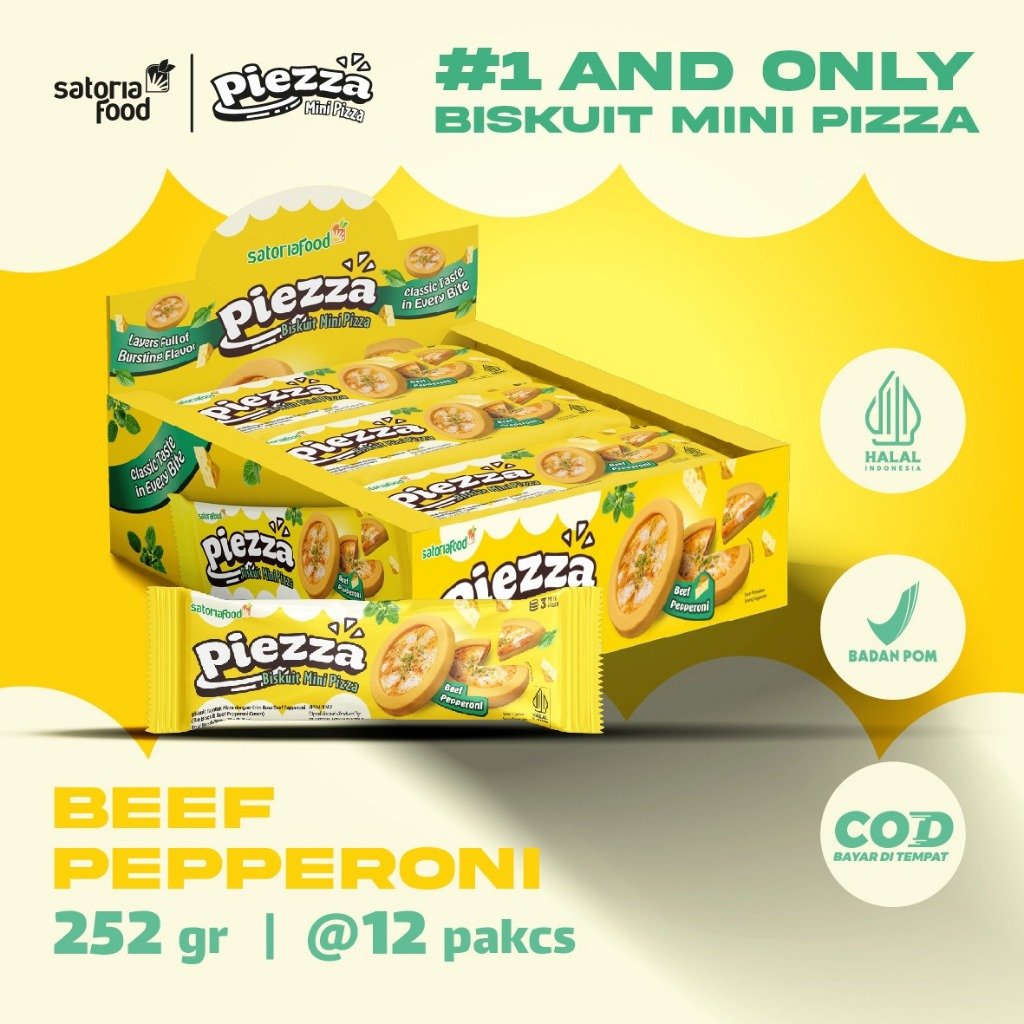 PIEZZA BEEF PEPPERONI 1PCS