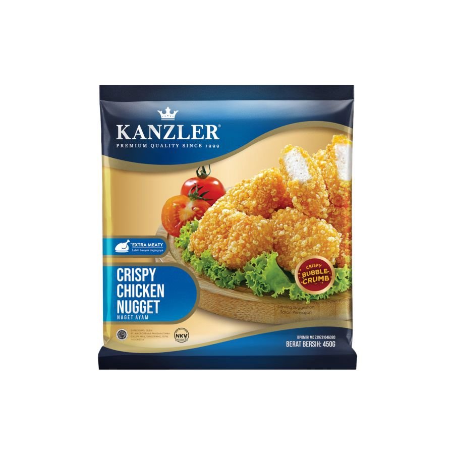 KANZLER CRISPY CHICKEN NUGGET 450GR