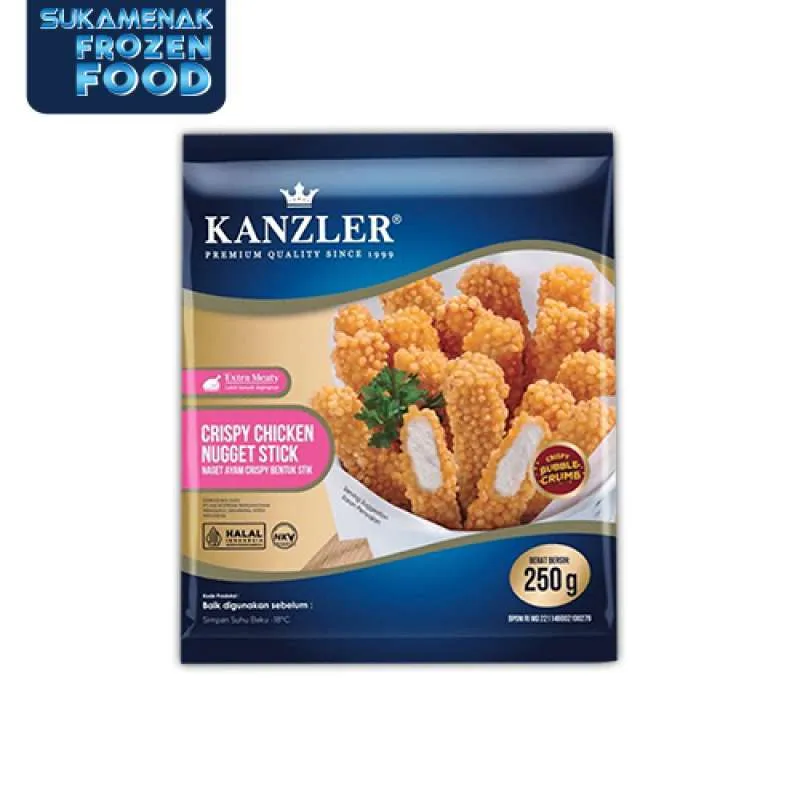 KANZLER CRISPY CHICKEN STICK NUGGET 250GR
