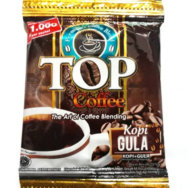 KOPI TOP COFFEE KOPI+GULA RENCENG