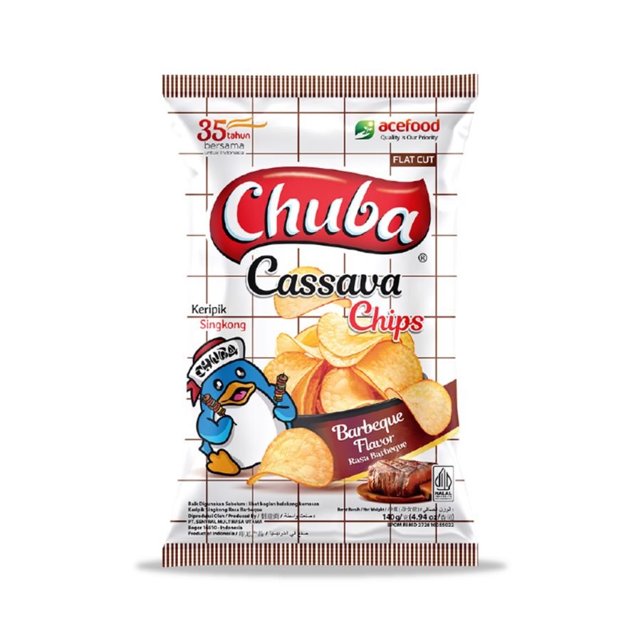 CHUBA CASSAVA CHIPS BBQ 20G