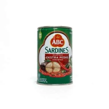 ABC SARDINES EXTRA PEDAS 425G
