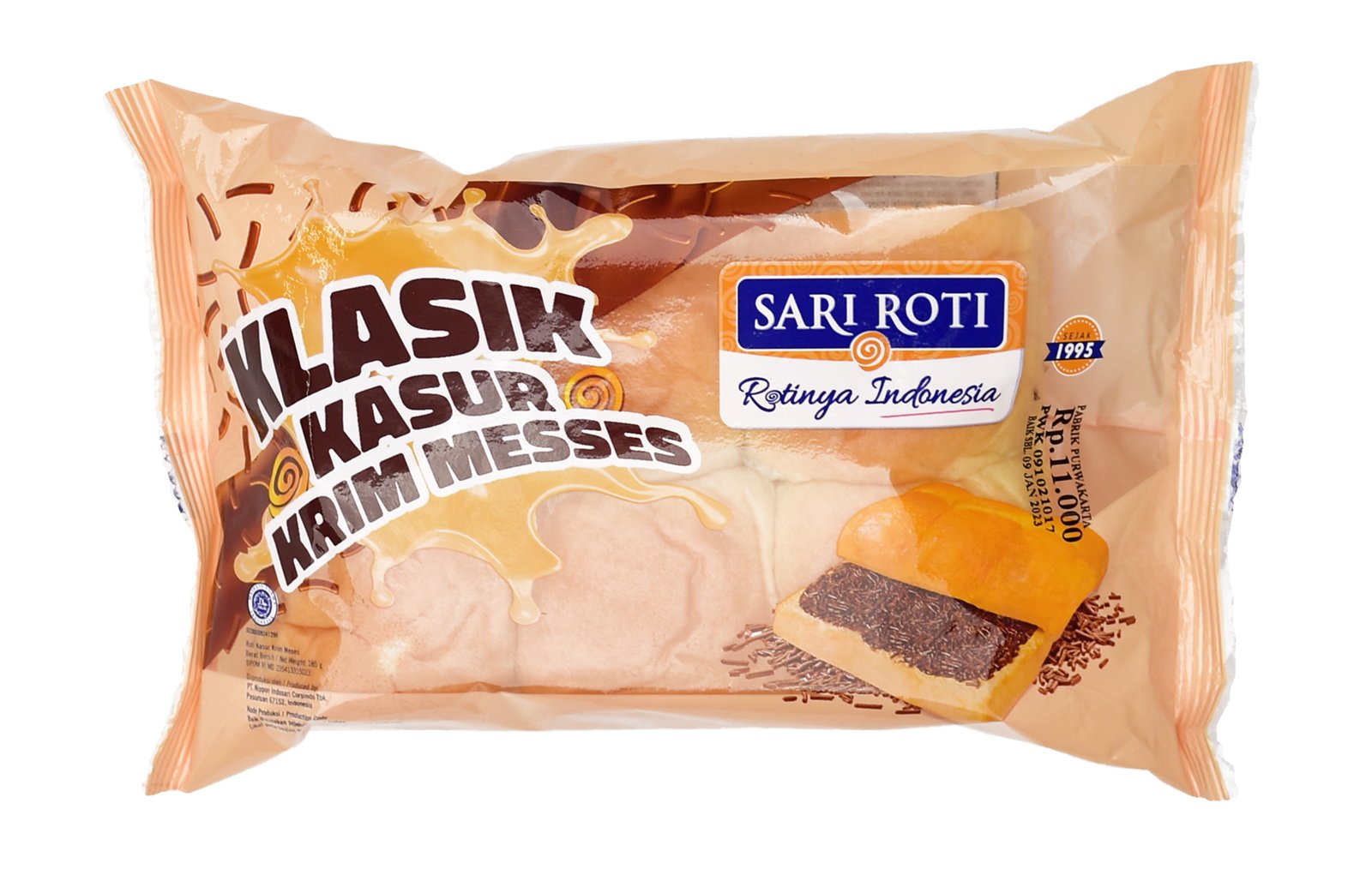 SARI ROTI KLASIK KASUR KRIM MESES
