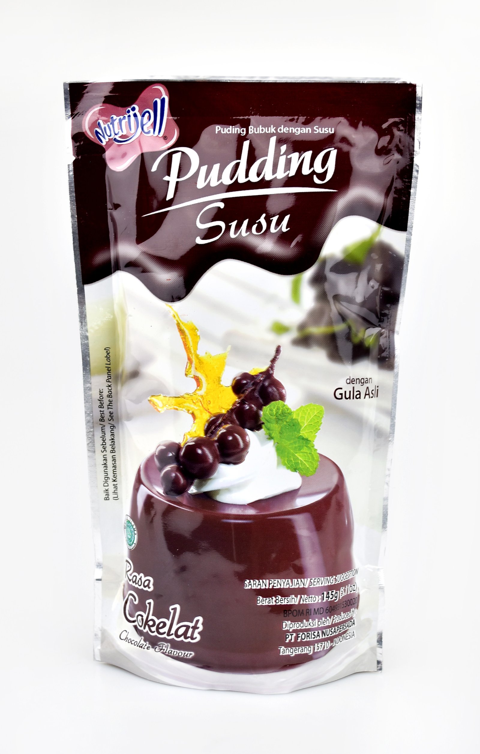 PUDING SUSU RASA COKLAT