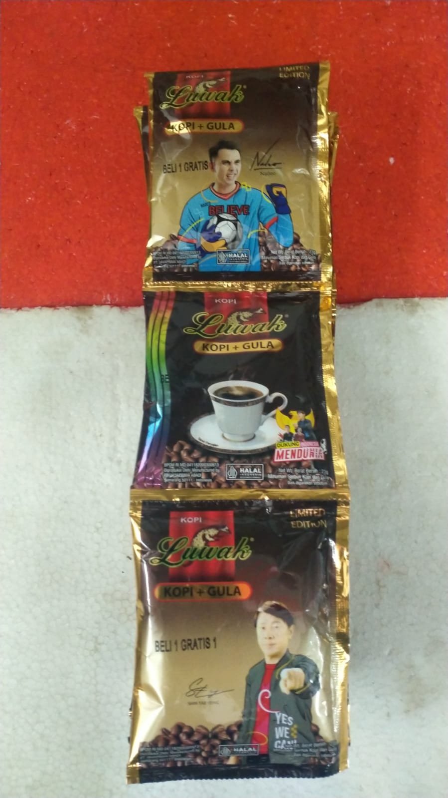 kopi luwak 2 in 1/dus