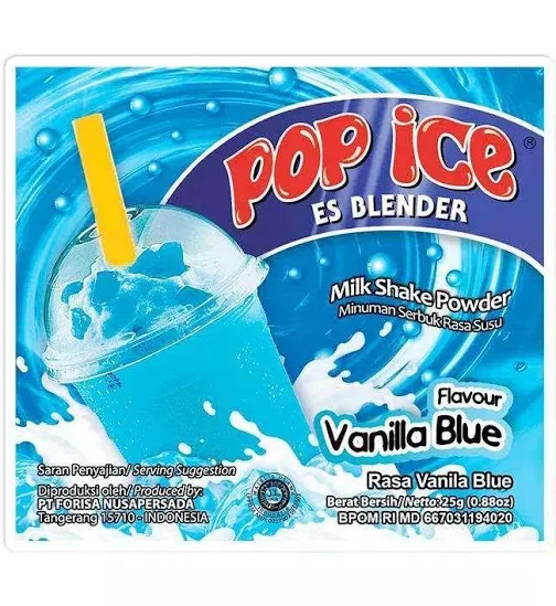 POP ICE VANILLA BLUE
