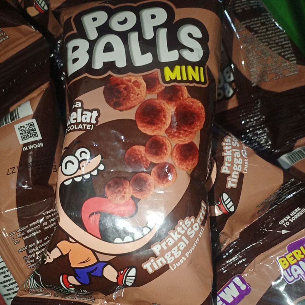 POP BALLS MINI COKELAT 19G