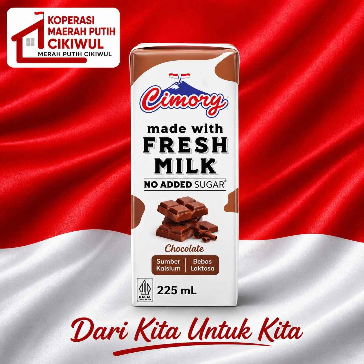 CIMORY UHT MILK ZERO CHOCOLATE 225ML