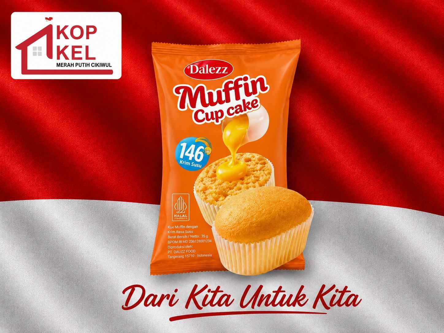 DALEZZ MUFFIN TELUR 33G