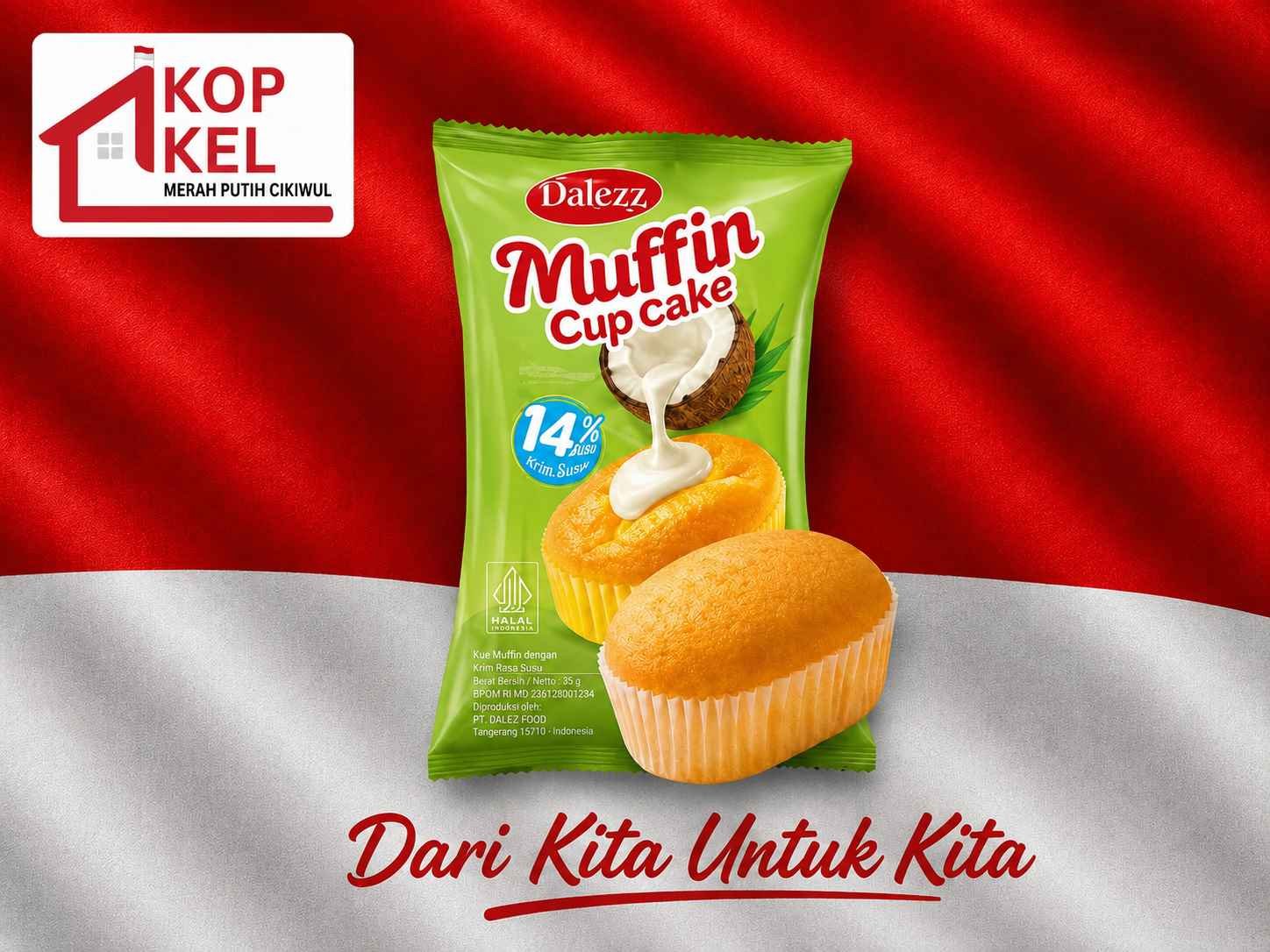 DALEZZ MUFFIN SANTAN 33G