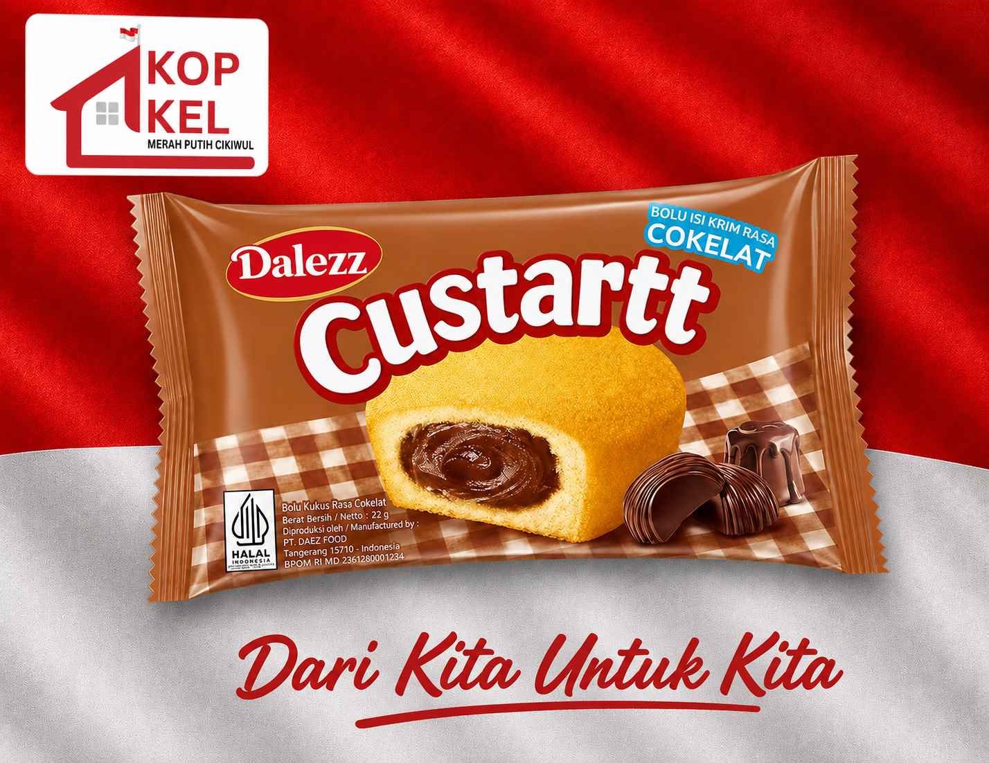 DALEZZ BOLU KRIM COKLAT 33G