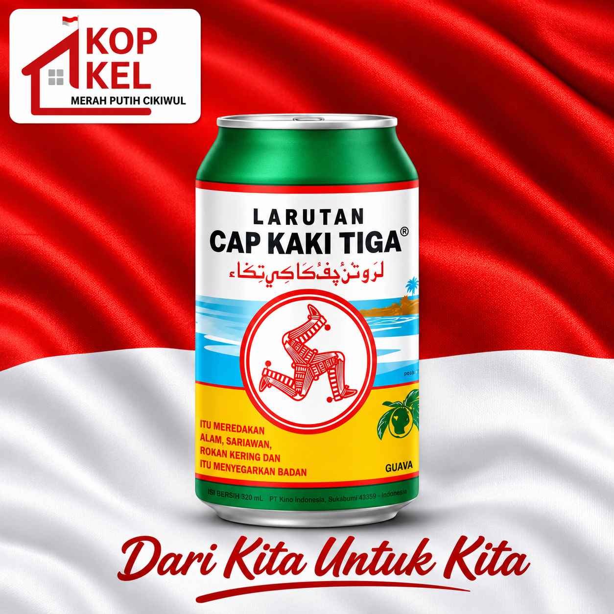 CAP KAKI TIGA GUAVA 320ML