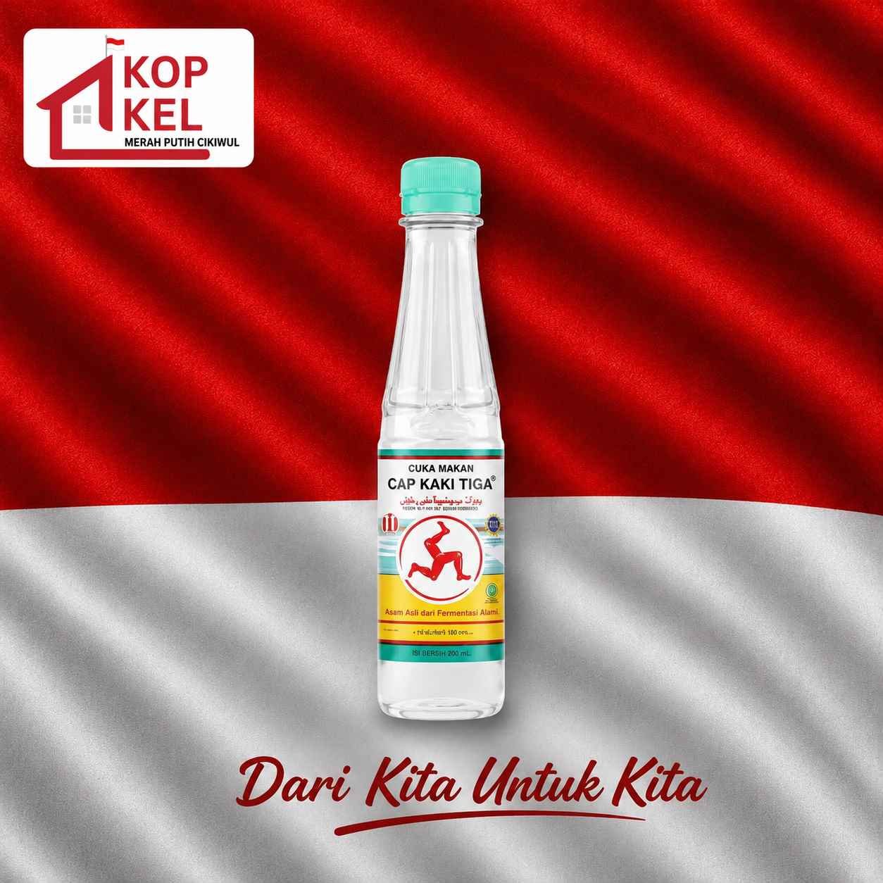 CAP KAKI TIGA PLAIN 200ML