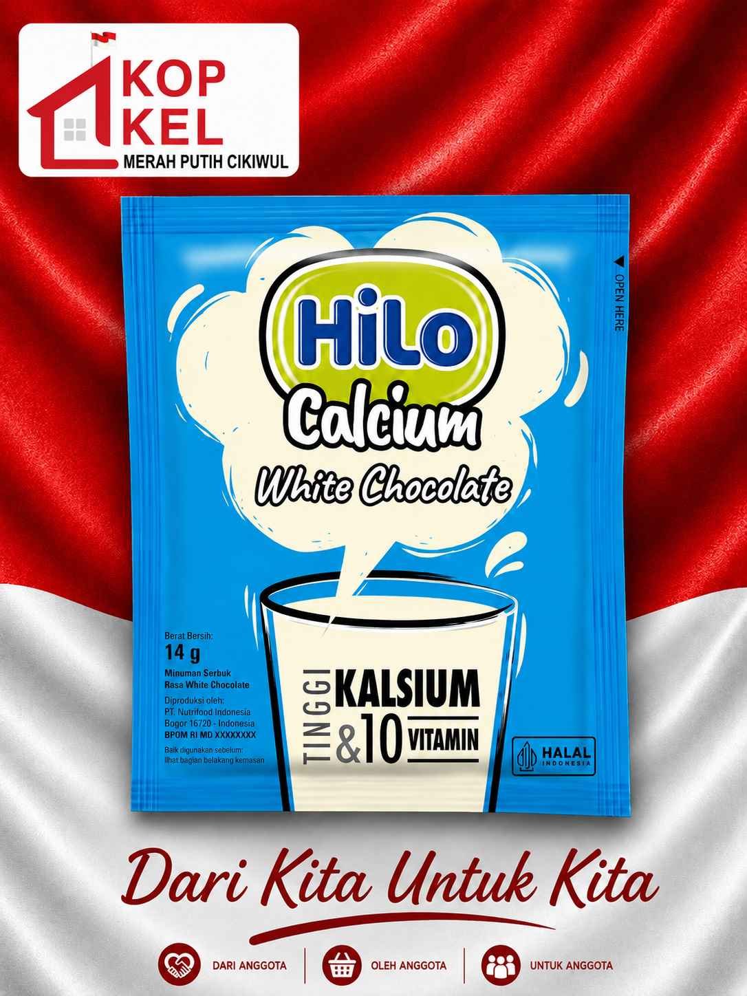 HILO CALCIUM WHITE CHOCHOLATE