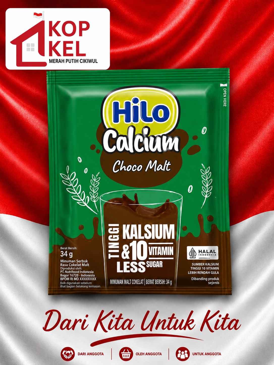 HILO CALCIUM CHOCO MALT