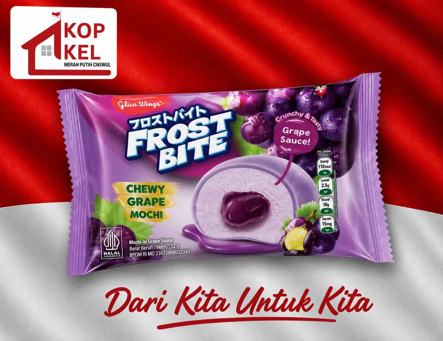 FROSBITE CHEWY GRAPE MOCHI 46ML