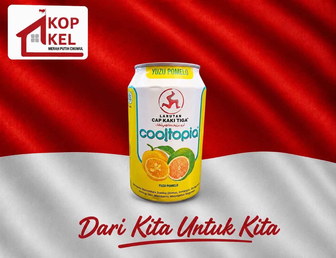 CAP KAKI TIGA YUZU POMELO