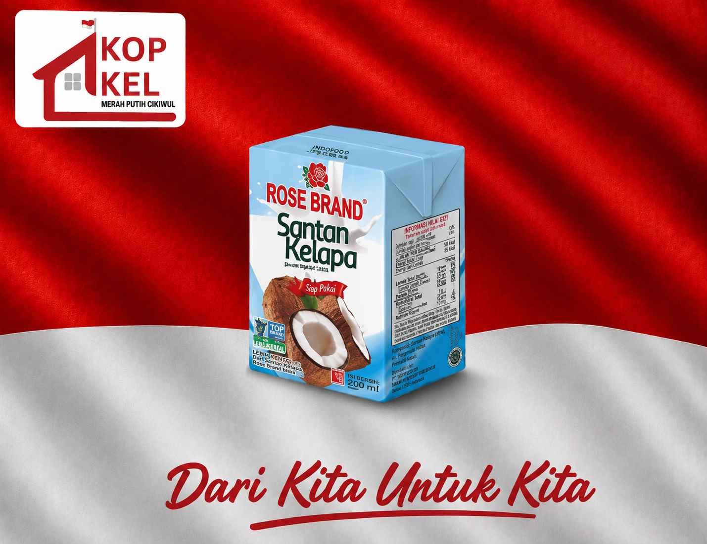 ROSE BRAND SANTAN KELAPA 200ML