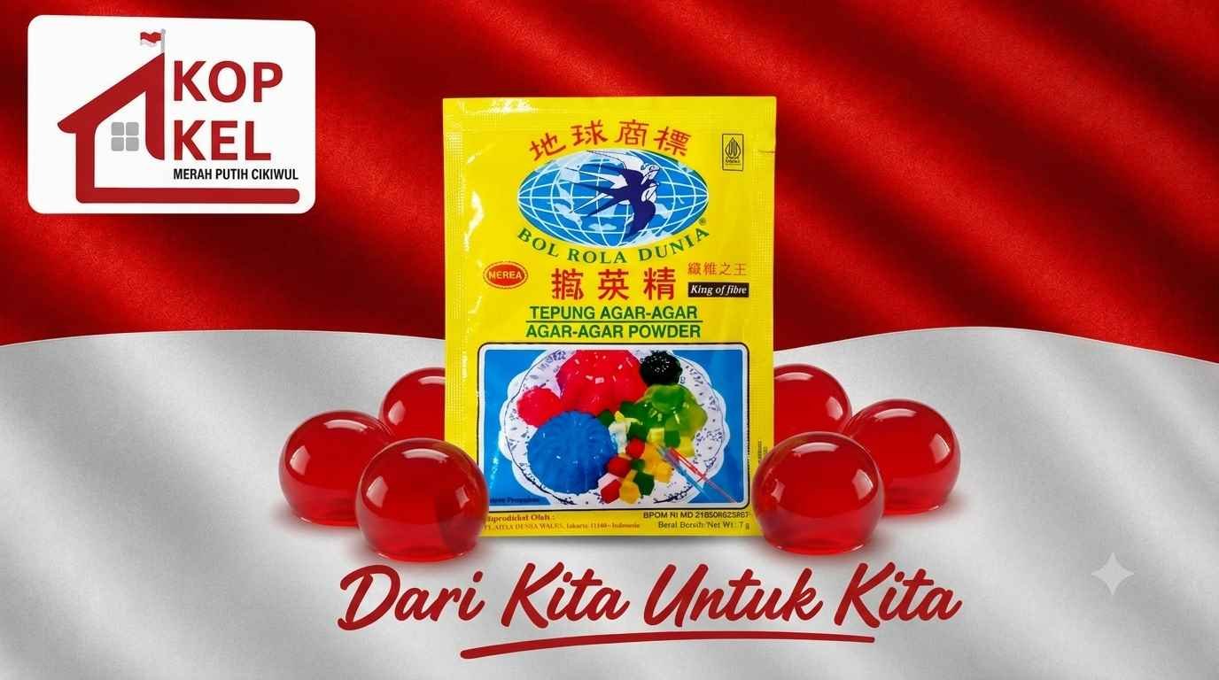 AGAR AGAR BOLA MERAH-7G