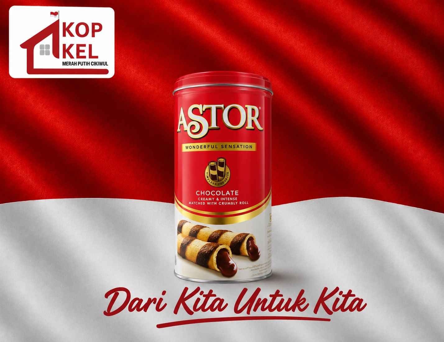 ASTOR DOUBLE COKLAT 330GR
