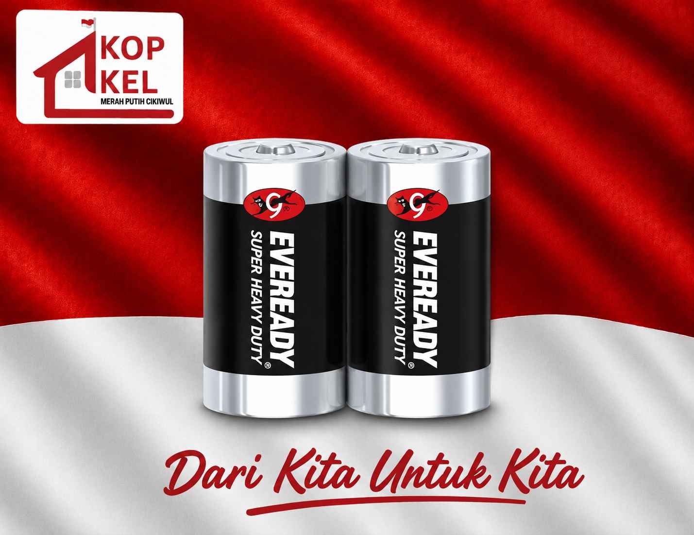BATERAI EVEREADY HITAM BESAR