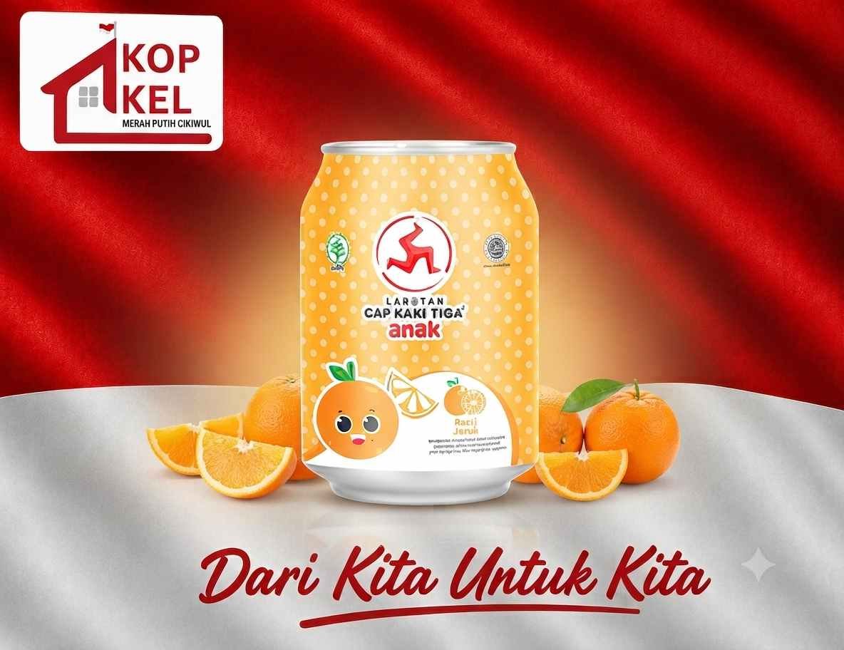 CAP KAKI TIGA ANAK JERUK