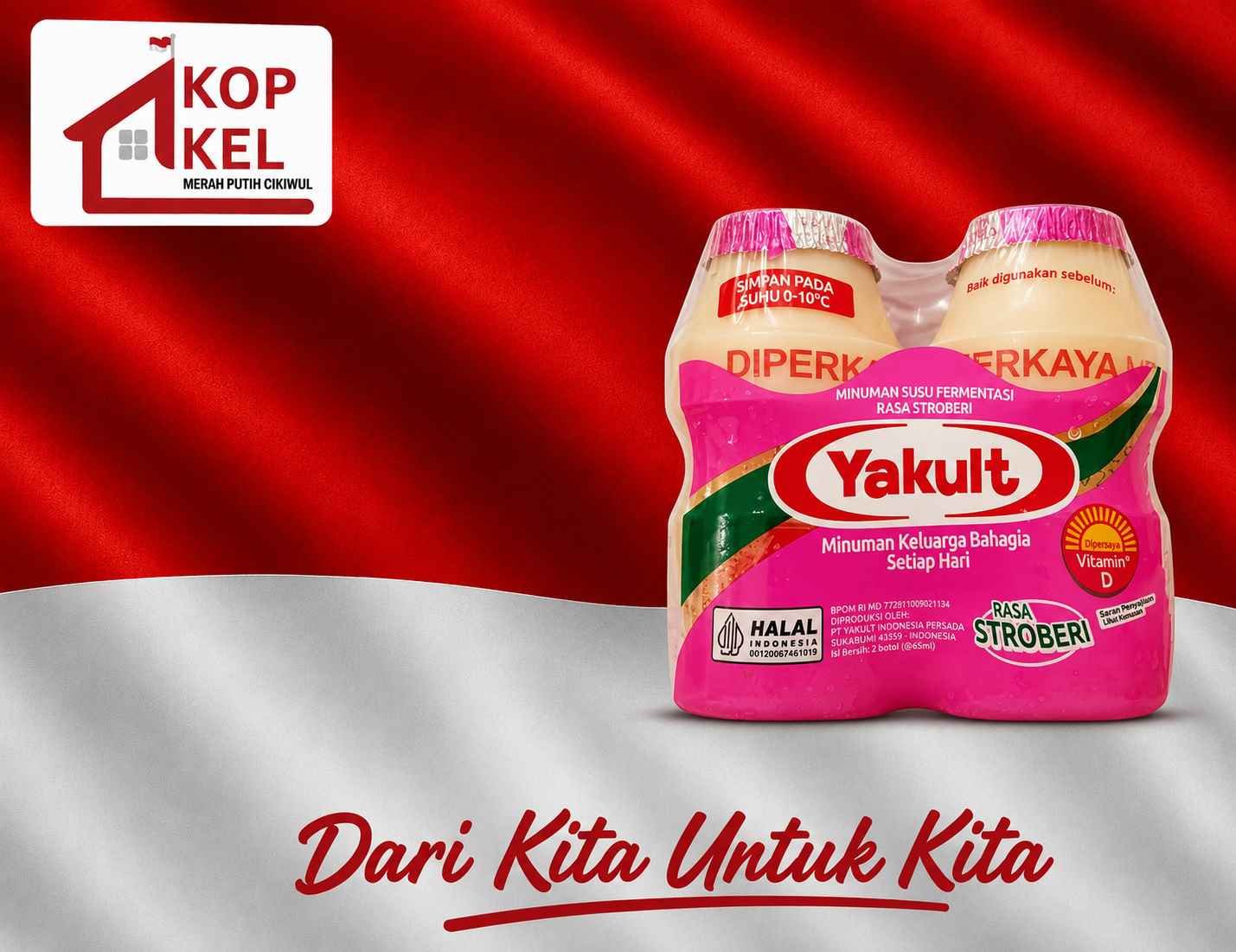 YAKULT STROWBERY ISI 2