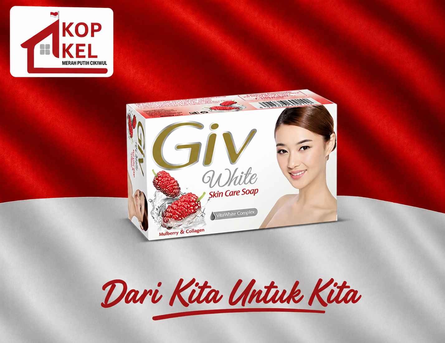 SABUN GIV WHITE MULBERY&COLLAGEN
