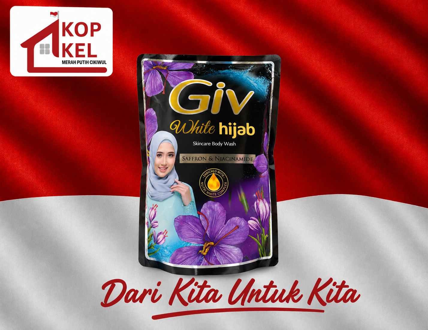 GIV BODY WASH SAFROH-400ML