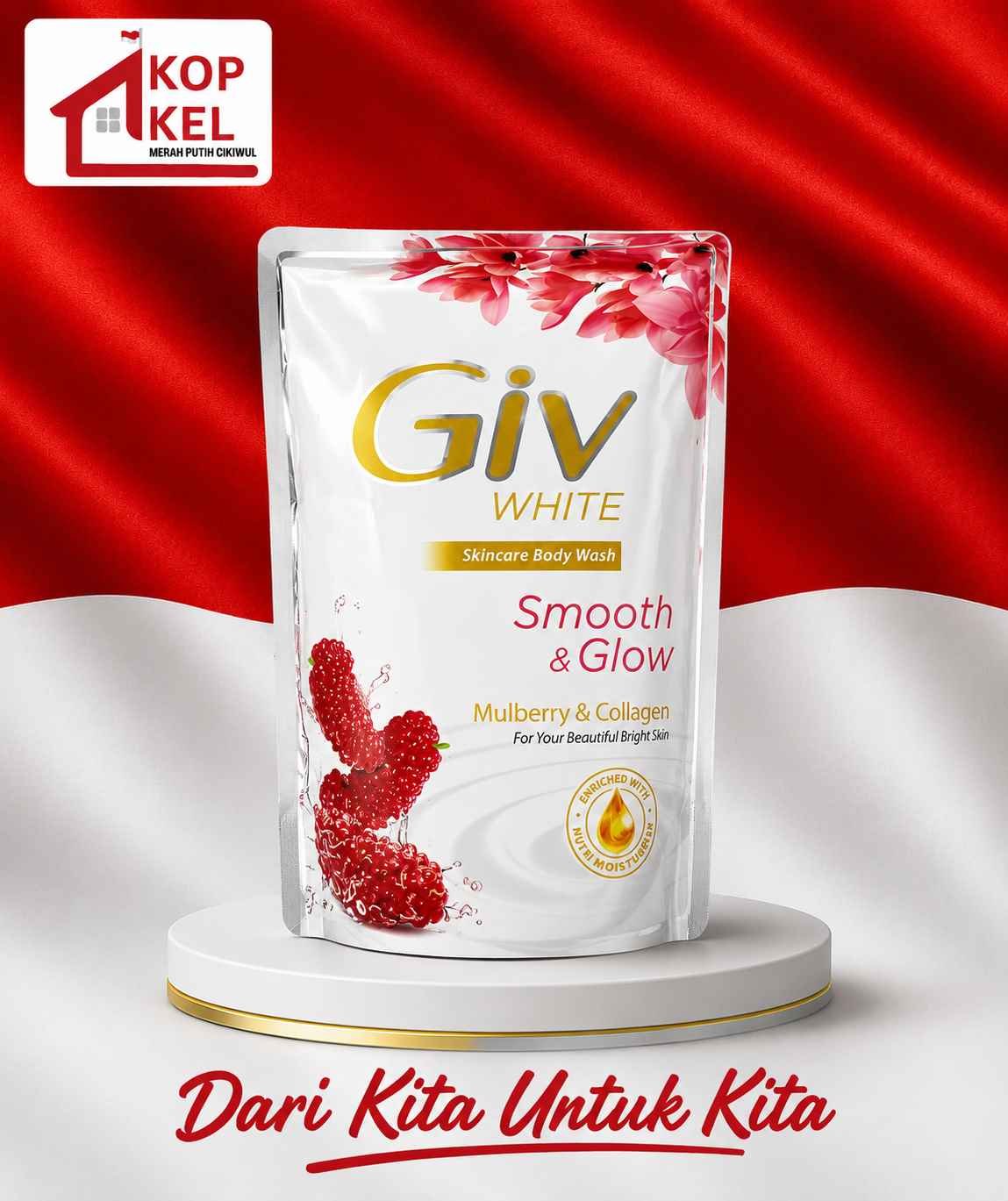 GIV BODY WASH MULBERRY-400ML