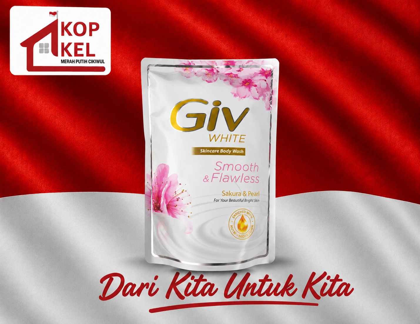 GIV BODY WASH SAKURA-400ML