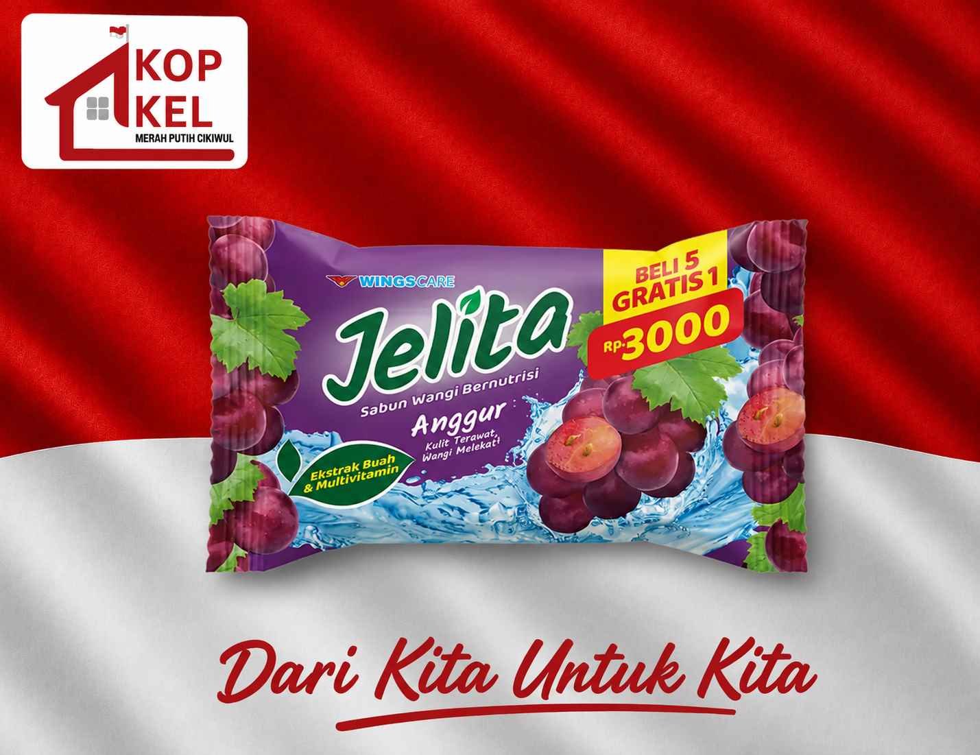 JELITA BARSOAP ANGGUR 70G