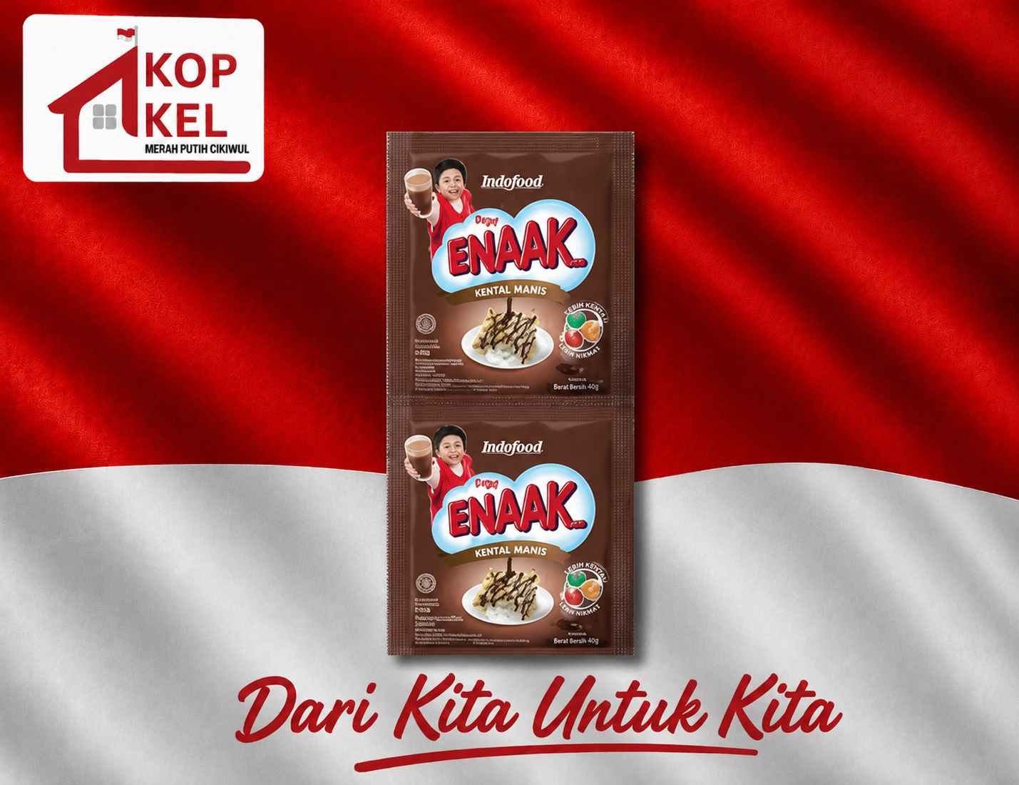 SUSU KENTAL MANIS CUP ENAK COKLAT