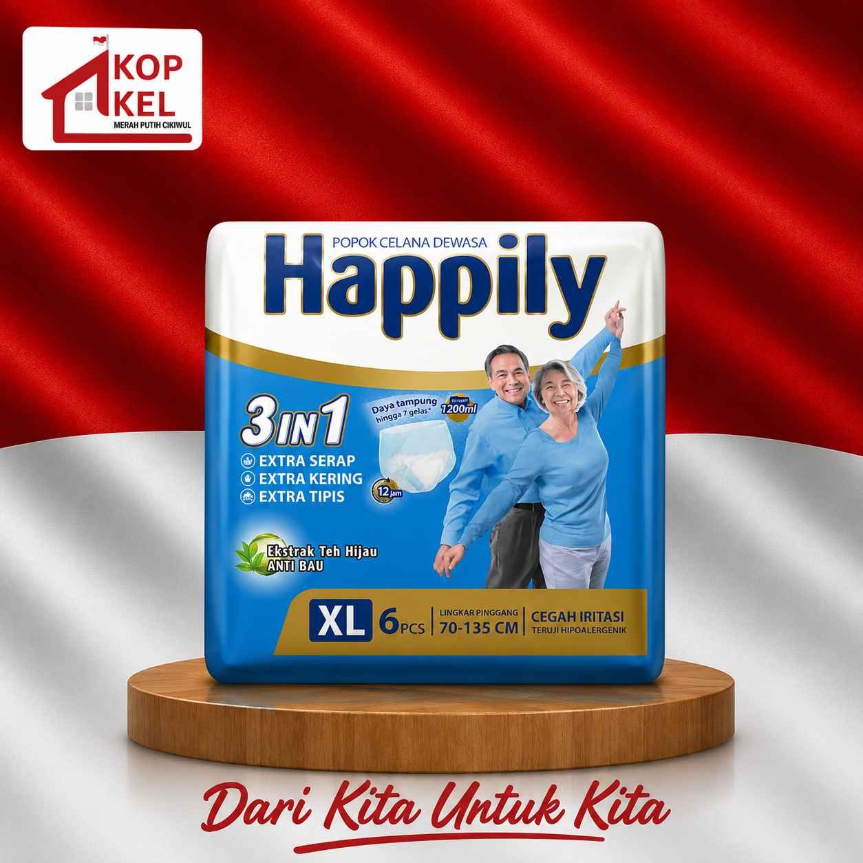 HAPPILY 3IN1 XL