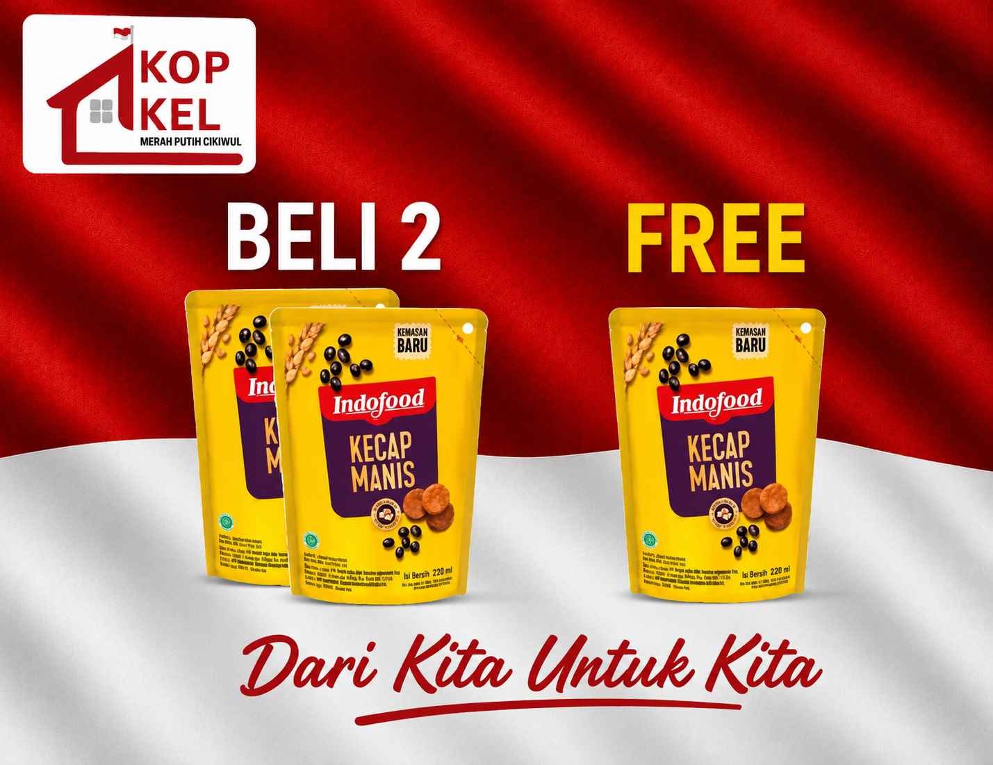INDOFOOD KECAP MANIS 77G 3+1