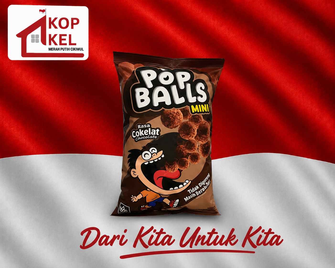 POP BALLS MINI COKELAT 19G