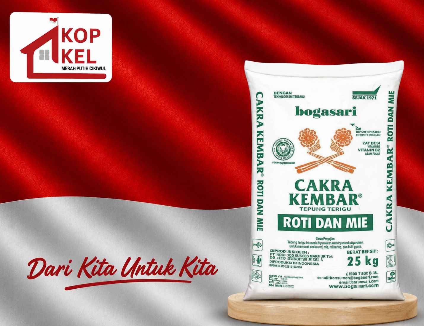 TERIGU CAKRA 25KG