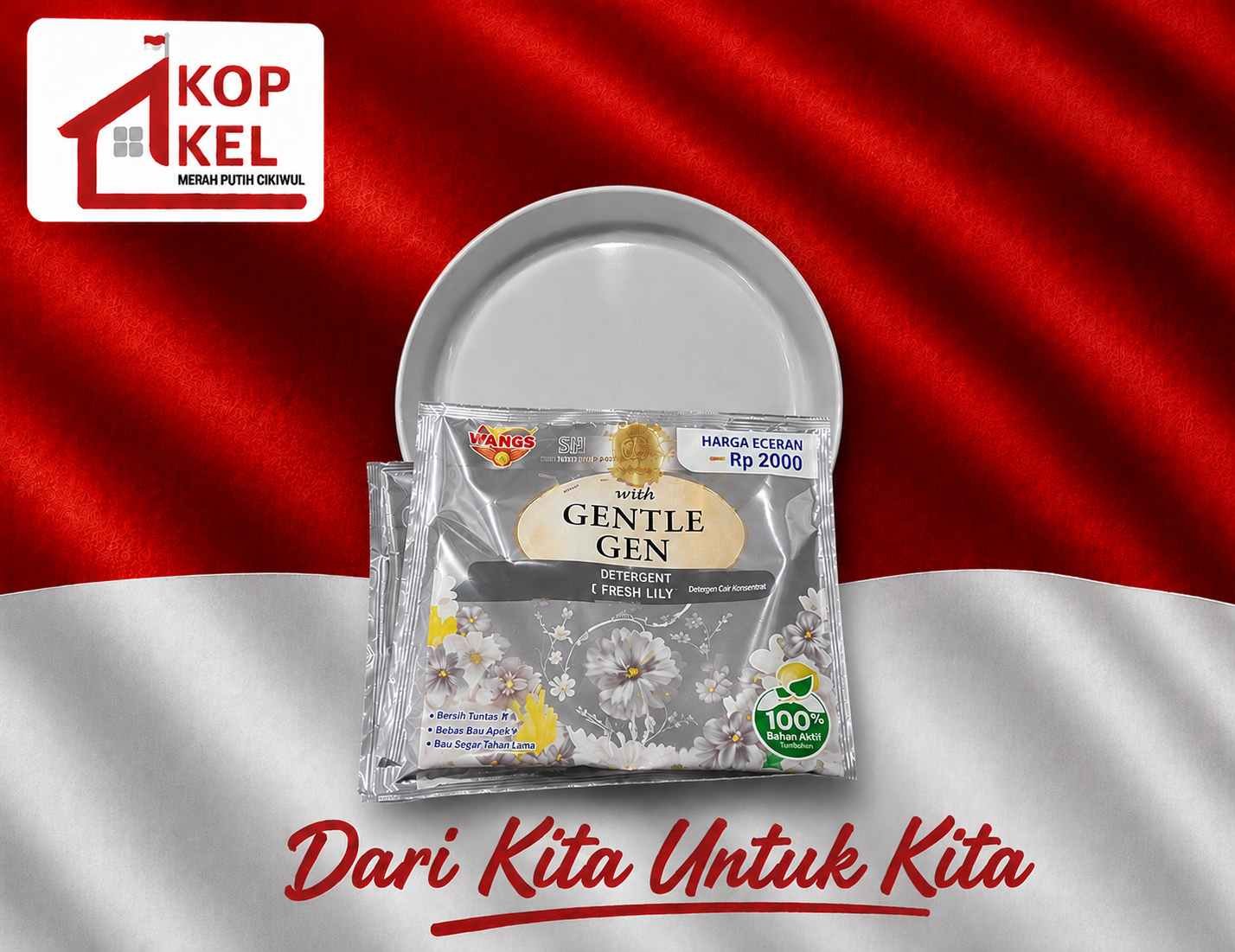 GENTLE GEN ANTI BAU KERINGAT+PIRING