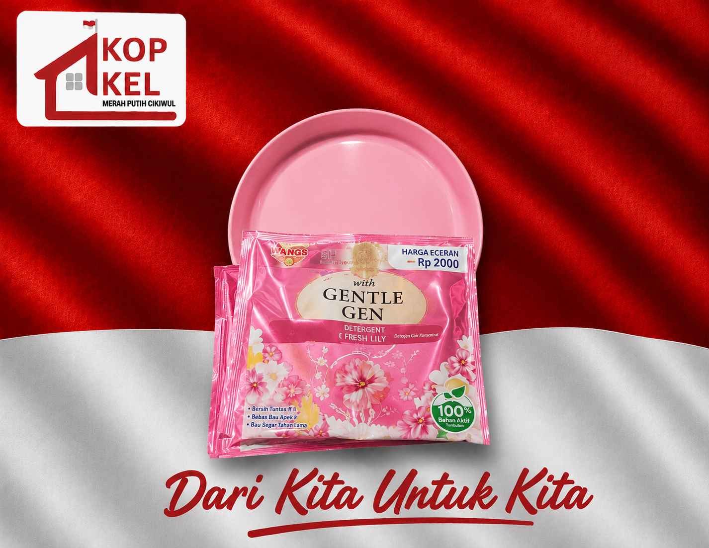 GENTLE GEN SILK ROSE+PIRING