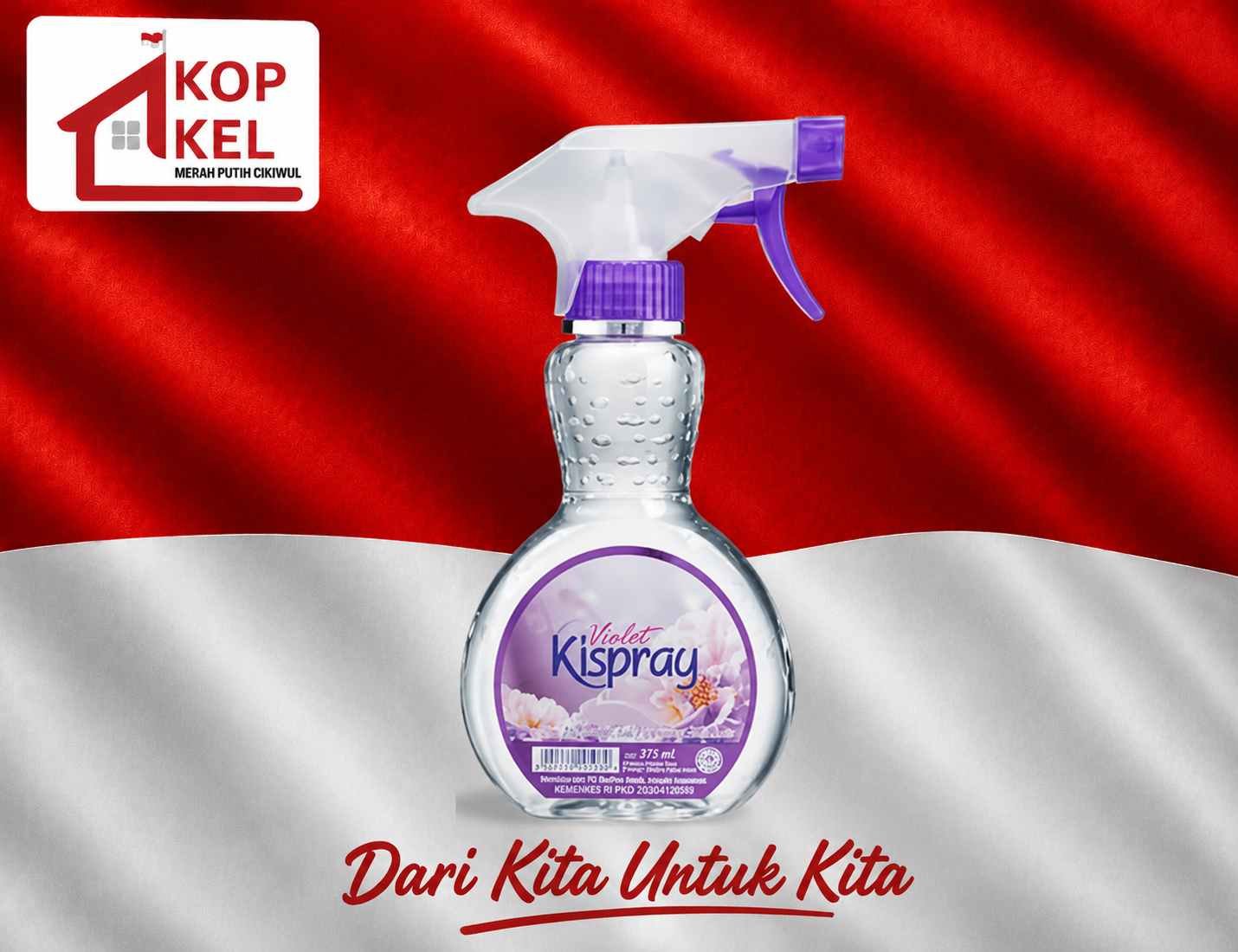 KISPRAY BOTOL VIOLET