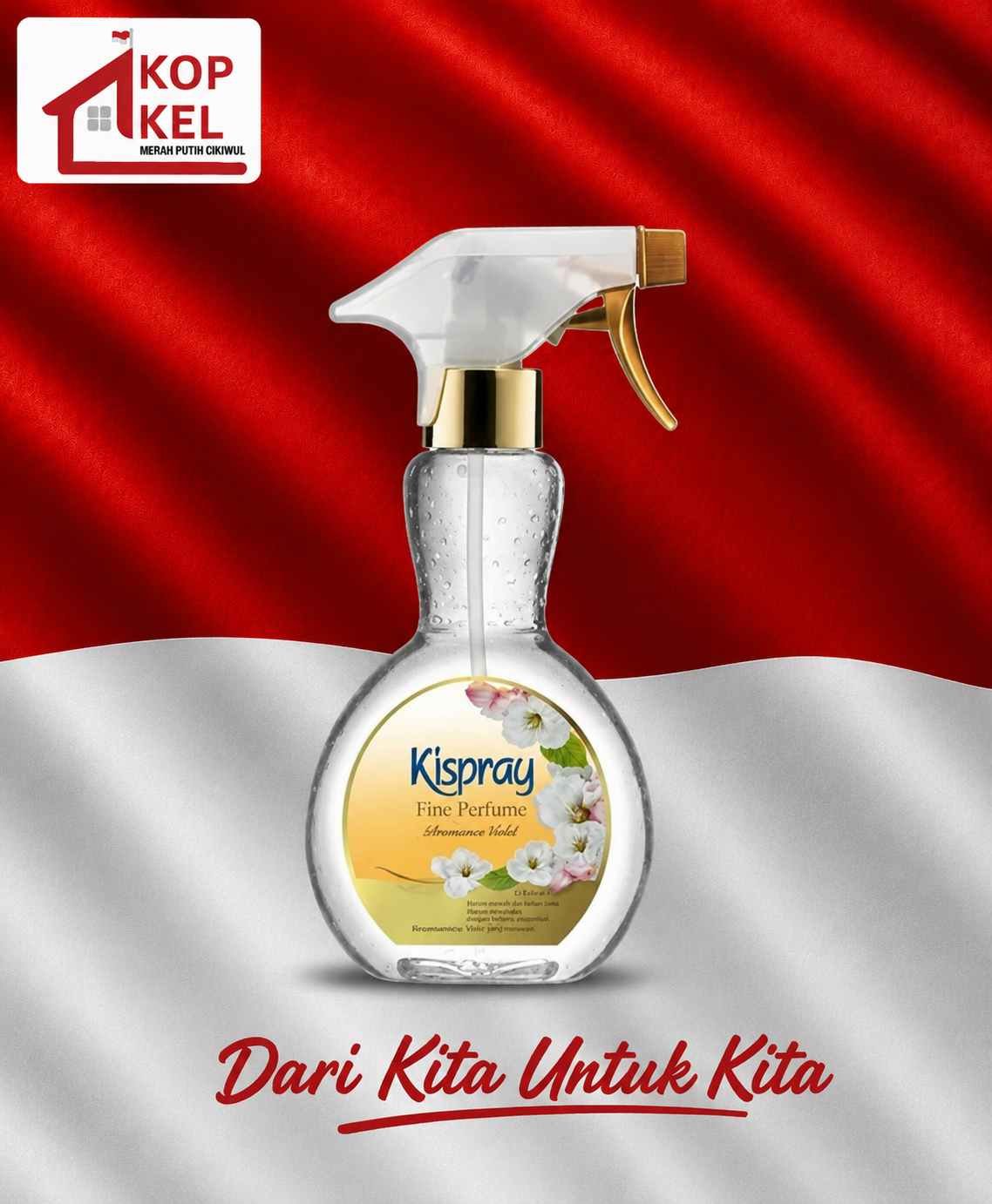 KISPRAY BOTOL GOLD