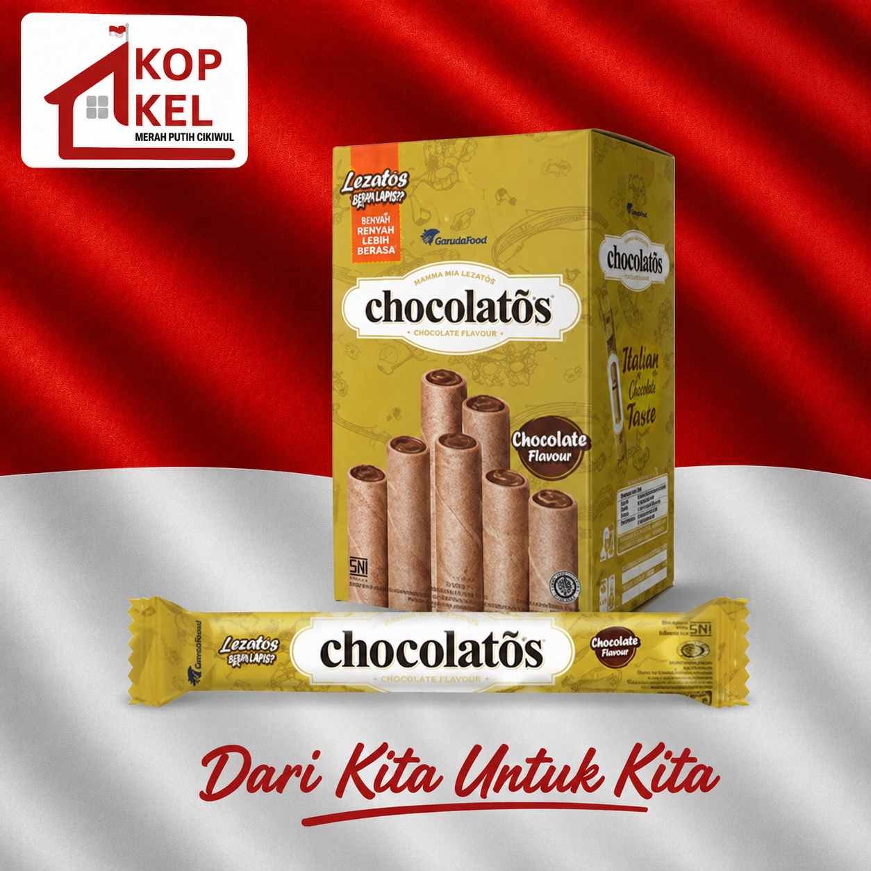CHOCHOLATOS WAFER STICK FLAVOR/PCK